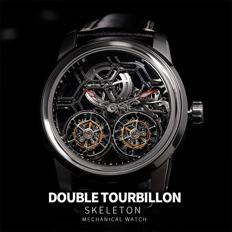 Mechanical honeycomb Double Tourbillon