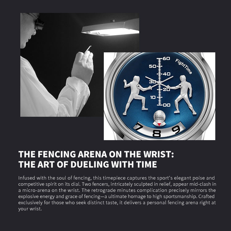 Fencing Competition Sky Blue