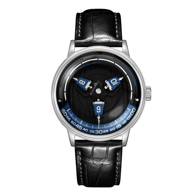 Satellite Timepiece Black Wheel