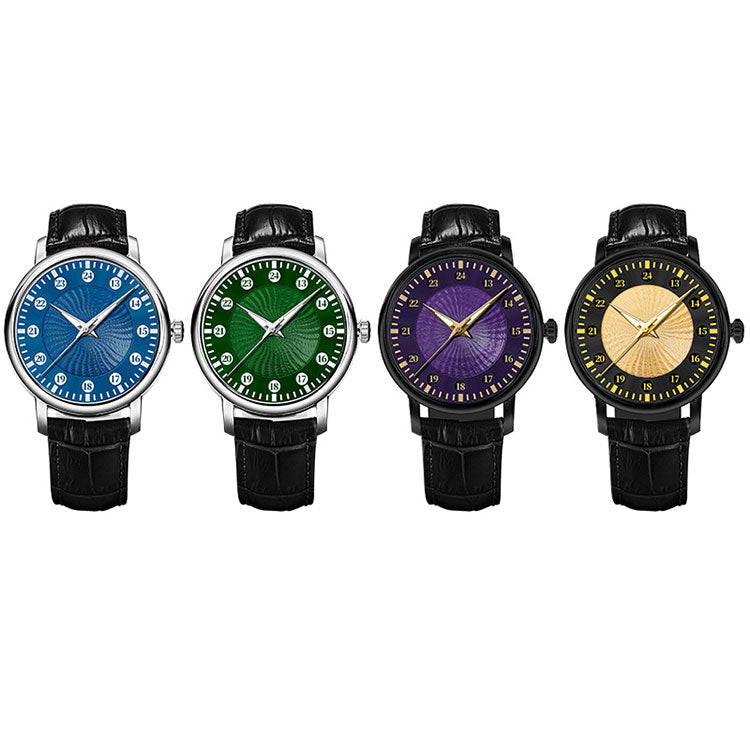 Jumping Hour 24-Hour Mechanical Watch