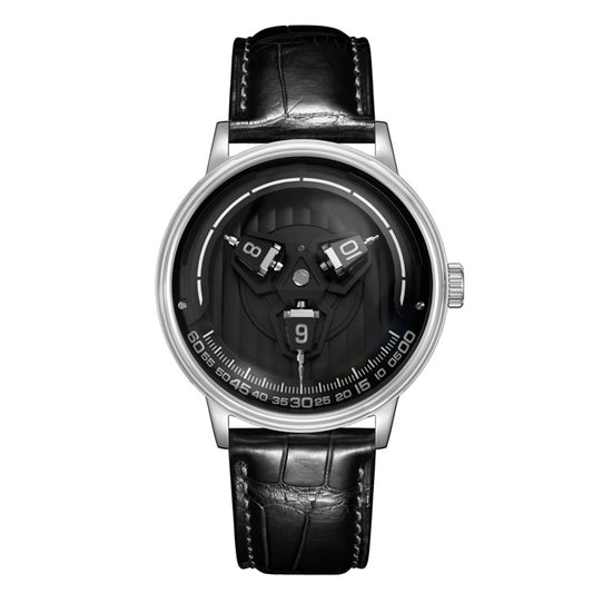 Satellite Timepiece Black Wheel