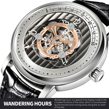 Wandering Hour Geneva Diary Silver
