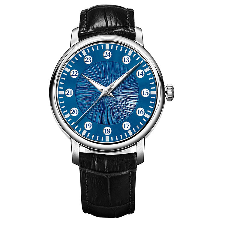 Jumping Hour 24-Hour Mechanical Watch