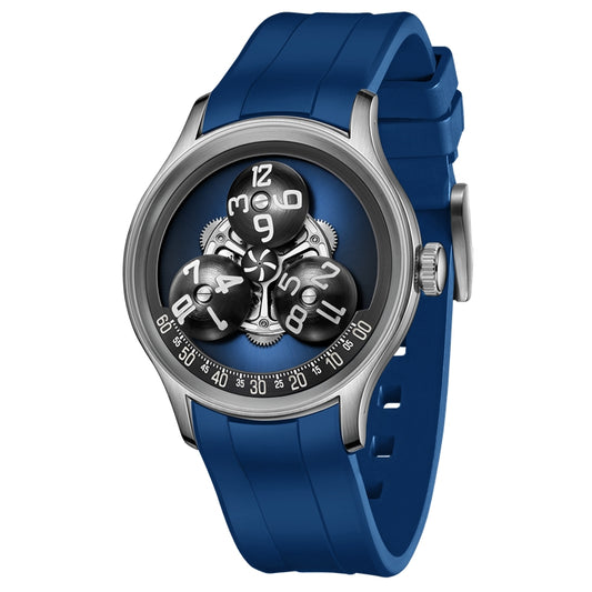 Front display of YOYG's innovative watch of the future mechanical timepiece