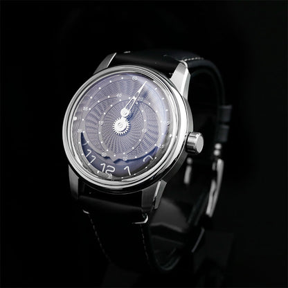 Four Ring Star Orbit Space Silver