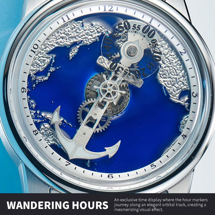 Blue Ocean Wandering Hour Wrist