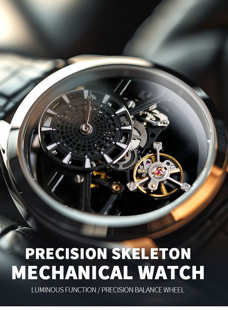 Skeleton Industrial Style Watch