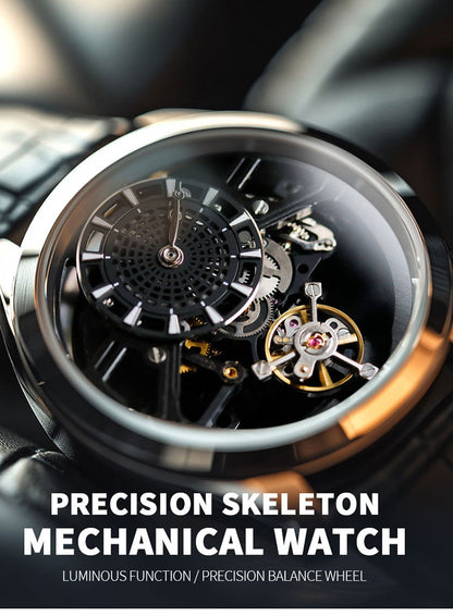 Skeleton Industrial Style Watch