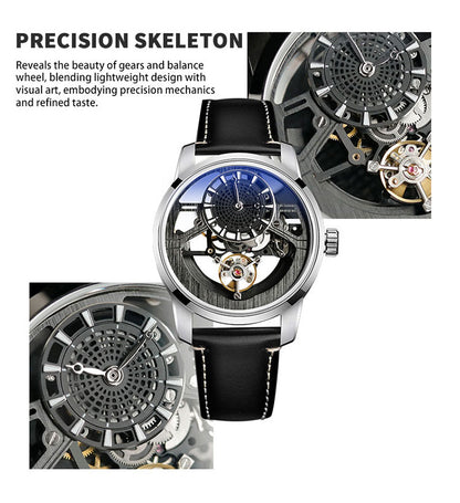 Skeleton Industrial Style Watch