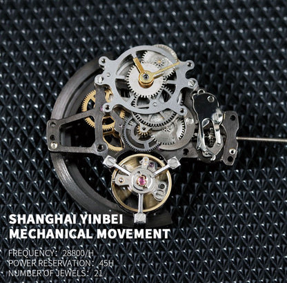 Skeleton Industrial Style Watch