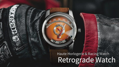 Racing Car Dashboard Orange