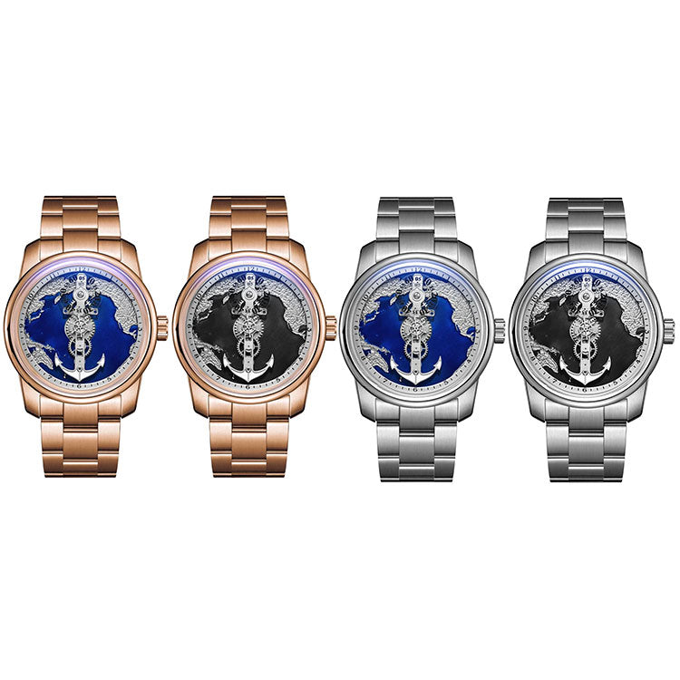 Blue Ocean Wandering Hour Wrist